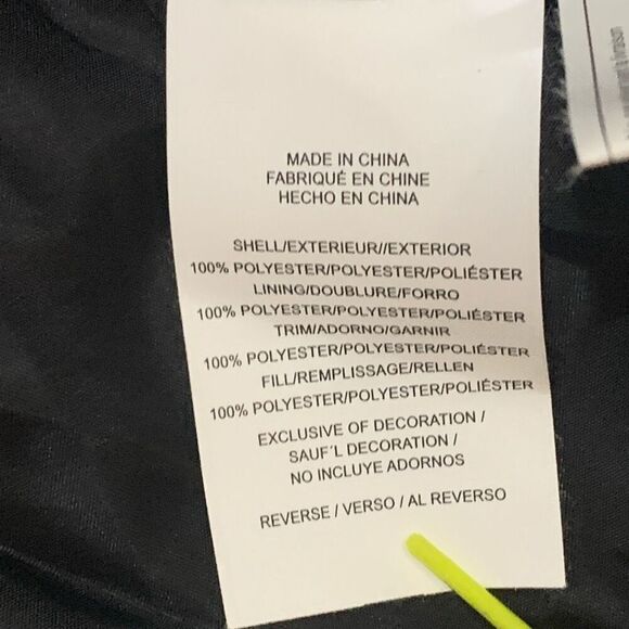 Izod Mens Size XXL Quilted Puffer Jacket Coat Black‎ Full Zip Front Pockets - Picture 3 of 6